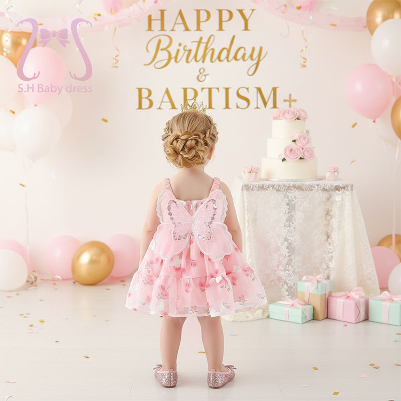 Baby Clothing H&M - Детское платье-сарафан с цветочным принтом и