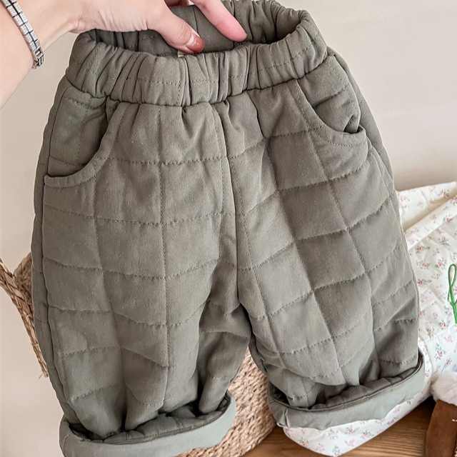 Baby Clothing Quilt - Брюки для девочек, осень-зима 2024, новая