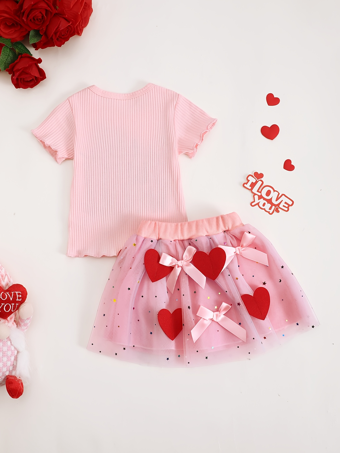 Летний комплект для девочек: т – обзор и цена Xoxo Baby Clothing